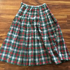 Vintage Pendelton Christmas Skirt
